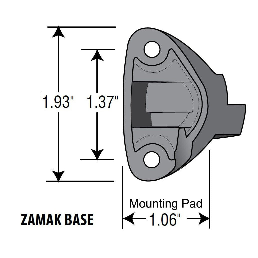 Attwood Marine Qualifies for Free Shipping Attwood Zamak Base Fold-Down Nav Lights Horiz Mount Only #001003305