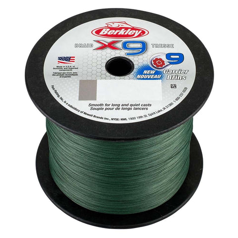 Berkley Qualifies for Free Shipping Berkley X9 Braid Low-Vis Green 80 lb 2188 Yards #1486843