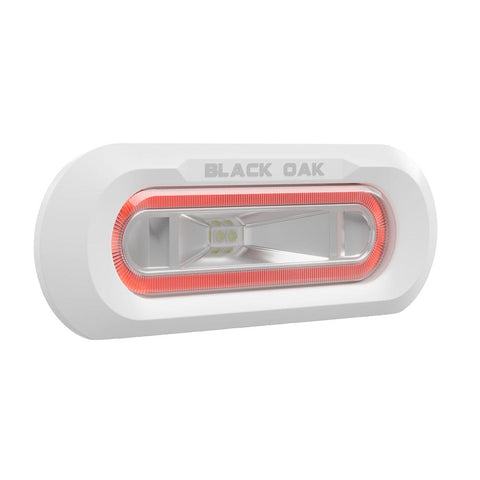 Black Oak LED Qualifies for Free Shipping Black Oak Low Pro Flush White Housing Red LED #MLPS-FR