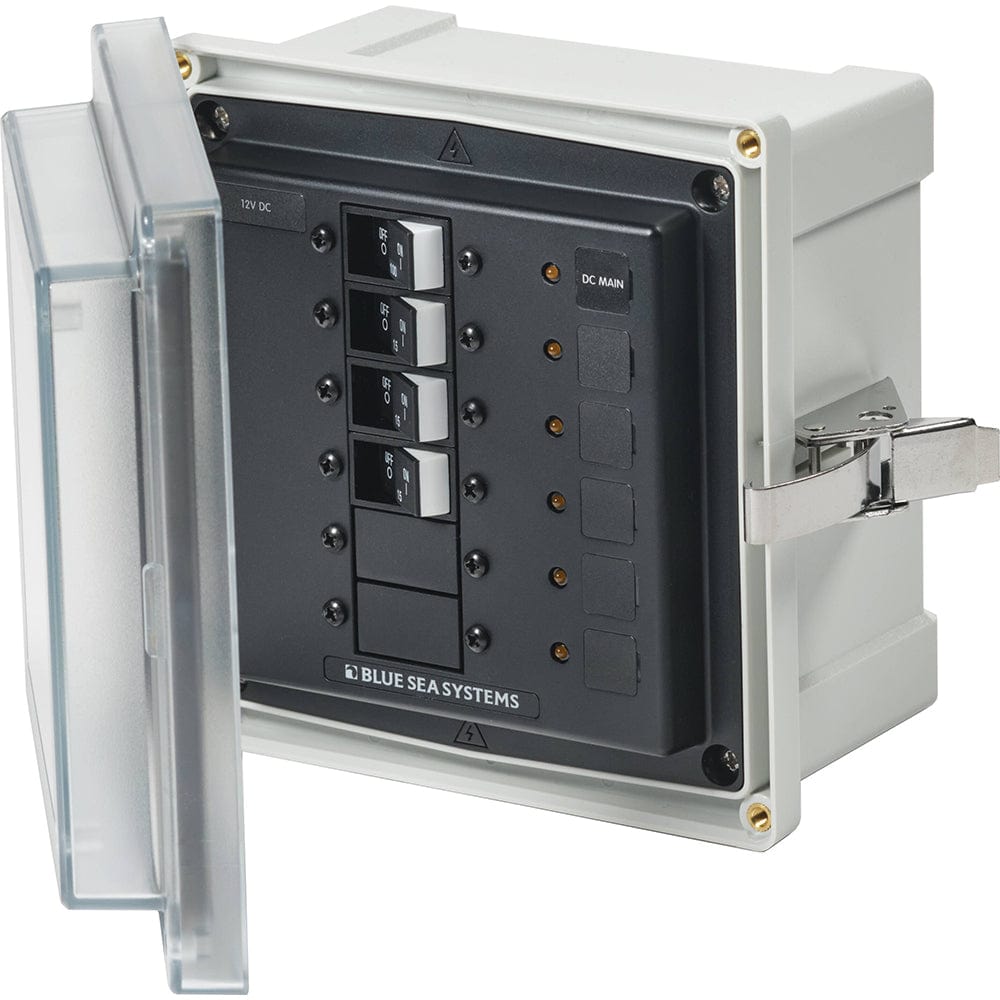 Blue Sea System Qualifies for Free Shipping Blue Sea SMS Panel Enclosure 12/24v 100a 3CB #3135