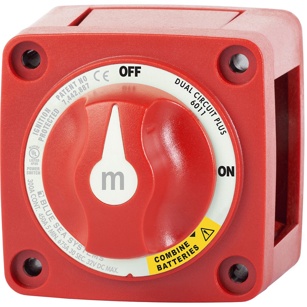 Blue Sea System Qualifies for Free Shipping Blue Sea Switch Battery M DualCircPlus Bulk #6011-B