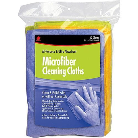 Buffalo Qualifies for Free Shipping Buffalo Microfiber Detailer Cloth 12-pk #65003