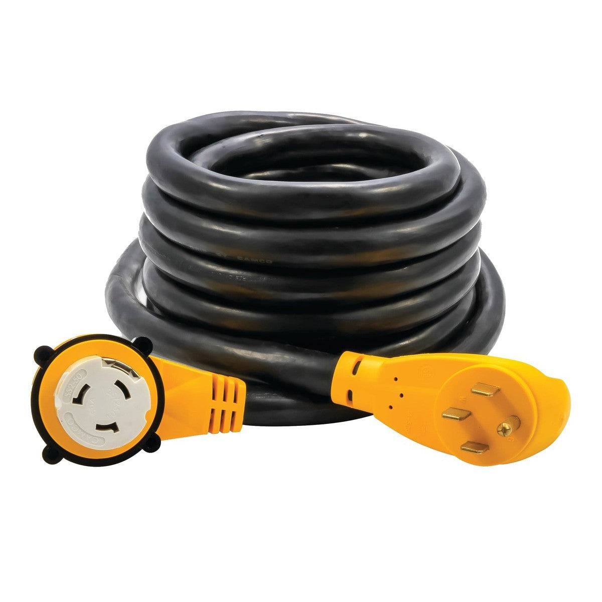 Camco Qualifies for Free Shipping Camco 50a Male 50a Female Power Grip & 90-Degree Locking Adapter 25' #55574