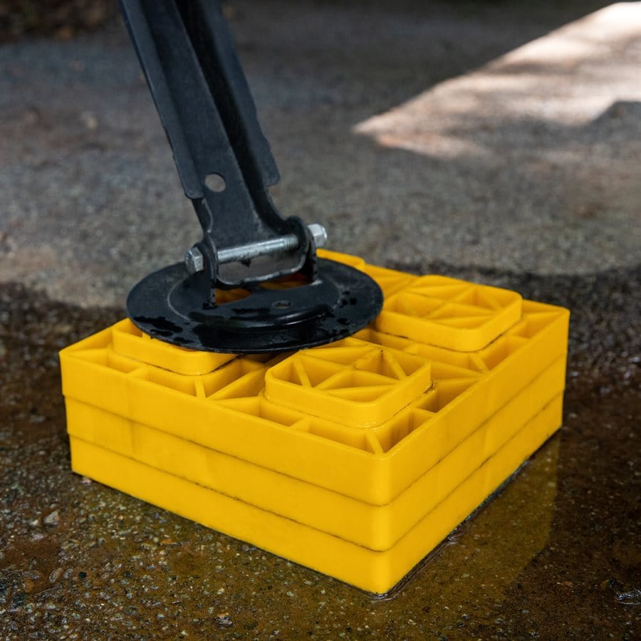 Camco Qualifies for Free Shipping Camco Fasten Leveling Blocks with T-Handle 2 x 2 Yellow #44512