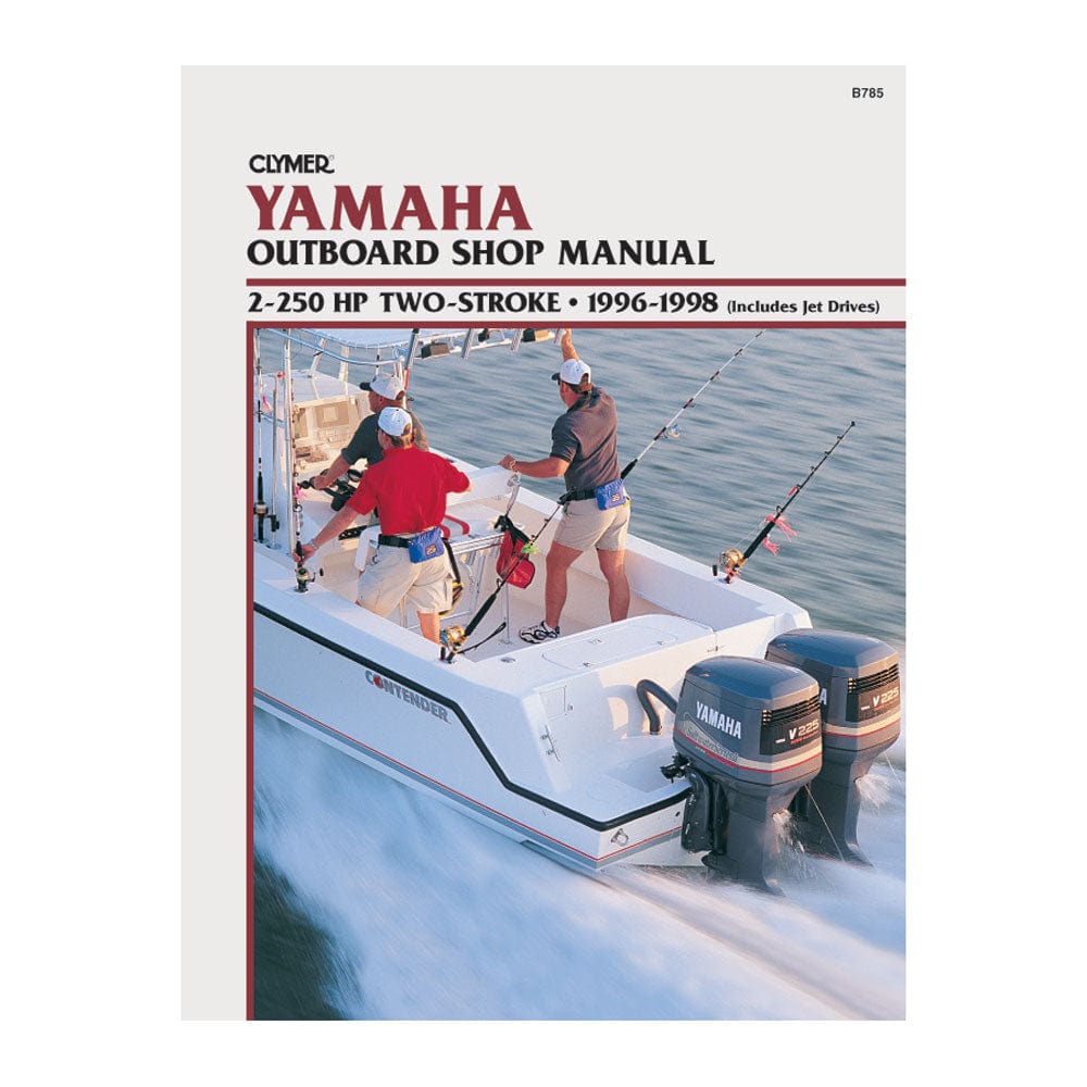 Clymer Qualifies for Free Shipping Clymer Yamaha 2 Manual 2-250 HP B785 1996-98