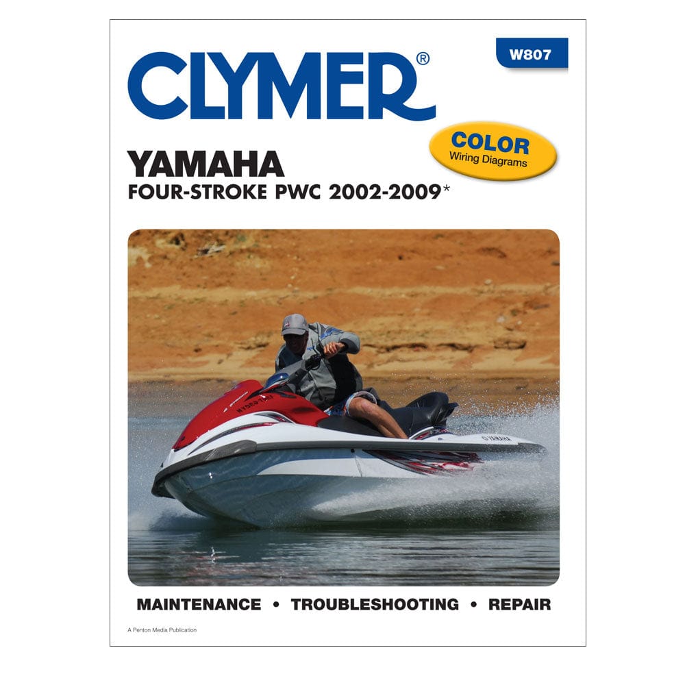 Clymer Qualifies for Free Shipping Clymer Yamaha 4-Stroke Personal Watercraft 2002-2009 #W807