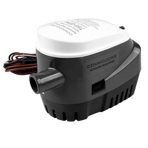 Commodore Qualifies for Free Shipping Commodore 750 GPH 60 Series Automatic Bilge Pump #CM-60-750B