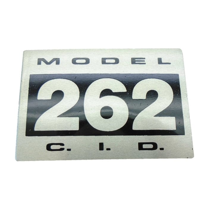 Crusader Qualifies for Free Shipping Crusader Decal Model No. 262 CID Aluminum #22636