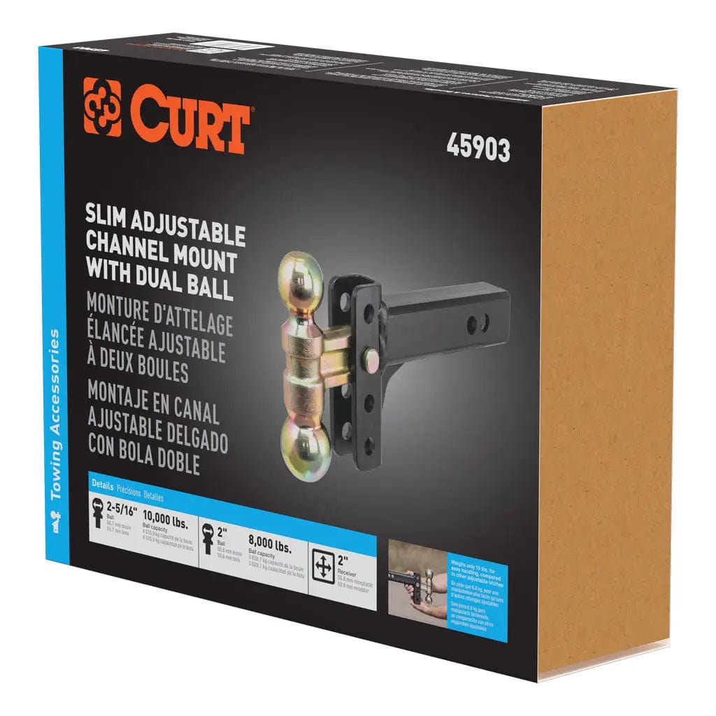 CURT Qualifies for Free Shipping CURT 3-3/4" Max Drop 3-1/2" Rise 10"-11"L #45903