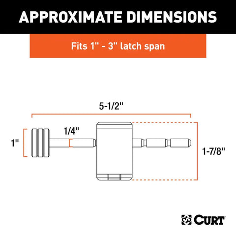 CURT Qualifies for Free Shipping CURT Adjustable Lock Coupler #23503