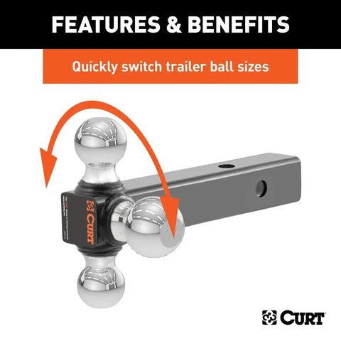 CURT Qualifies for Free Shipping CURT Multi-Ball Mount #45001