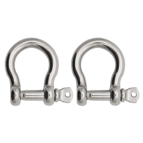 Extreme Max Qualifies for Free Shipping Extreme Max .2 BoatTector Stainless Steel Bow Shackle 5/8" 2-pk #3006.8299.2