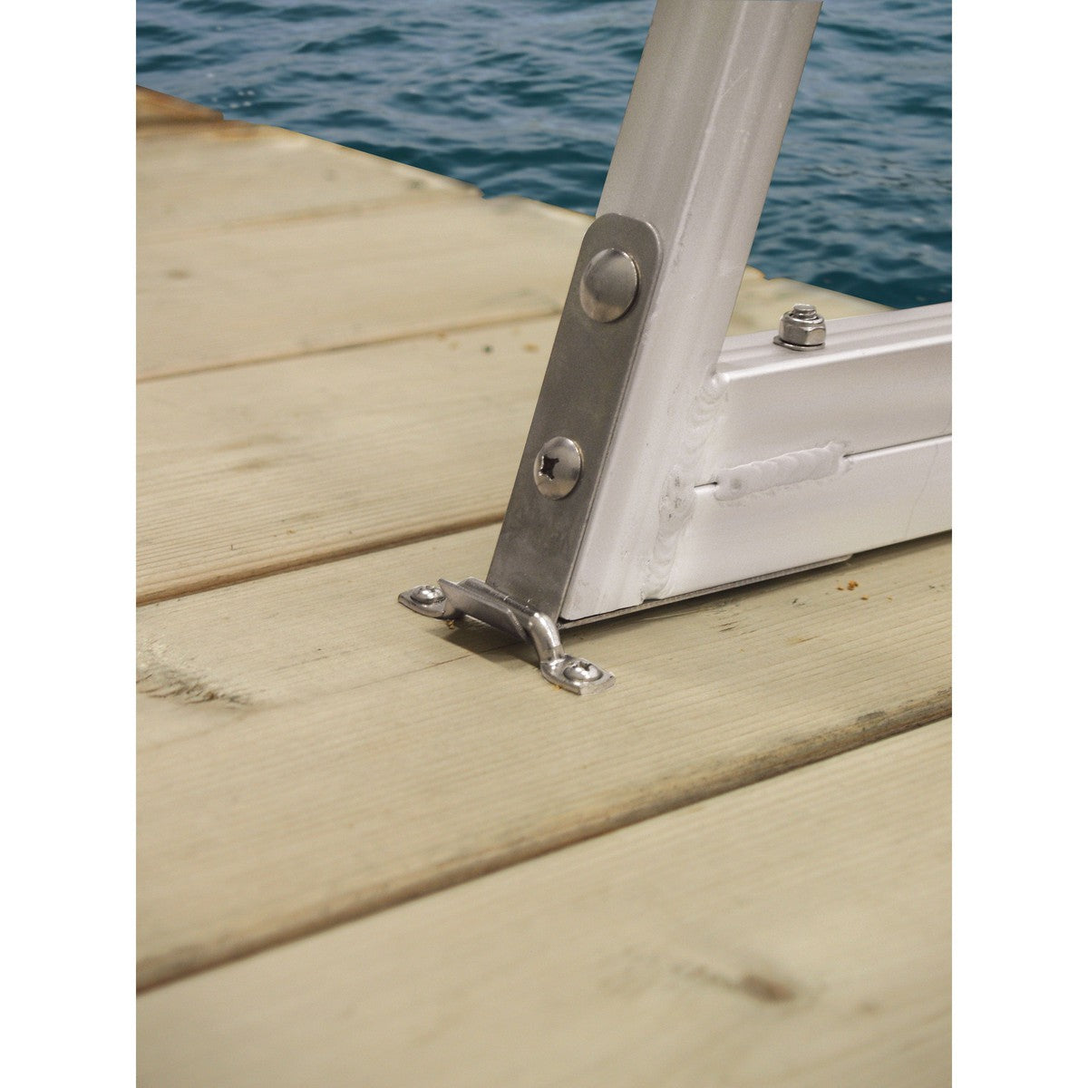 Extreme Max Qualifies for Free Shipping Extreme Max Replacement J-Hooks Aluminum Pontoon/Dock Ladder #3005.3386