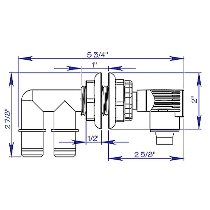 Flow-Rite Controls Qualifies for Free Shipping Flow-Rite Pump Out Aerator Combo Barbed #MP-1000