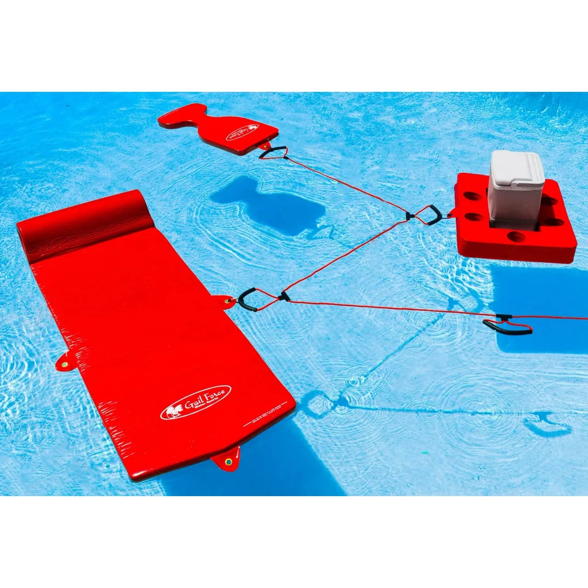 Gail Force Water Sports Qualifies for Free Shipping Gail Force Water Sports Float Rope Red #FR110