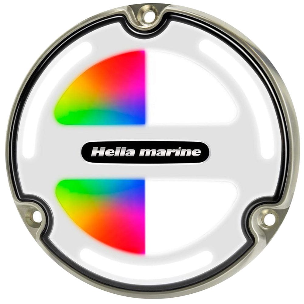 Hella Marine Qualifies for Free Shipping Hella Apelo A3 RGBW Underwater Light Bronz White Lens #016831001