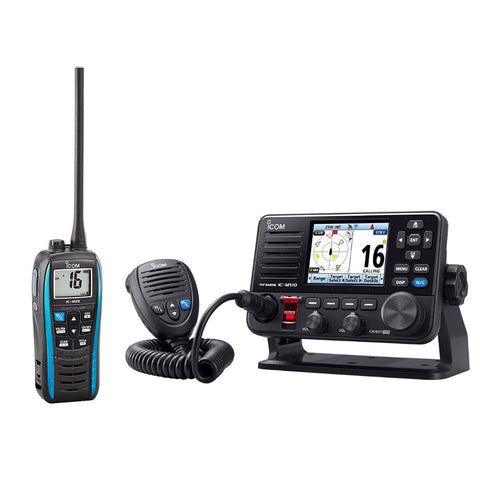 Icom Qualifies for Free Shipping Icom M510 Plus Evo 51 with Free M25 Blue Good #M510 PLUS EVO 51+M25-51