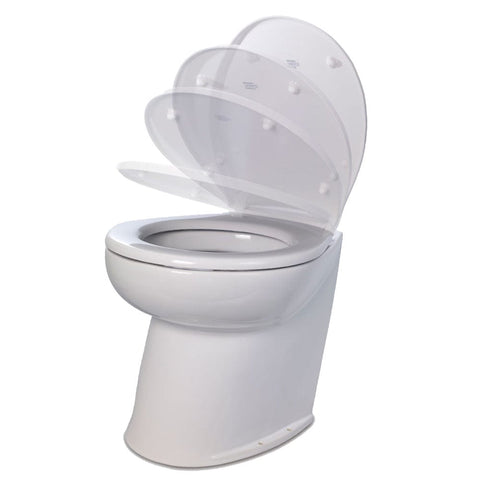 Jabsco Not Qualified for Free Shipping Jabsco Deluxe Flush 14" Slant Back 12v Electric Toilet with #58060-3012