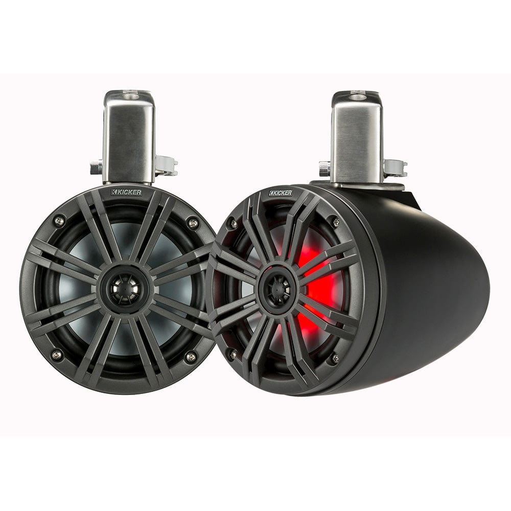 KICKER Qualifies for Free Shipping KICKER KMTC65 6.5" LED Coaxial Tower System Black #45KMTC65