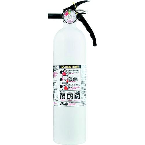 Kidde Qualifies for Free Shipping Kidde Fire Extinguisher White 1A10BC #466627MTL