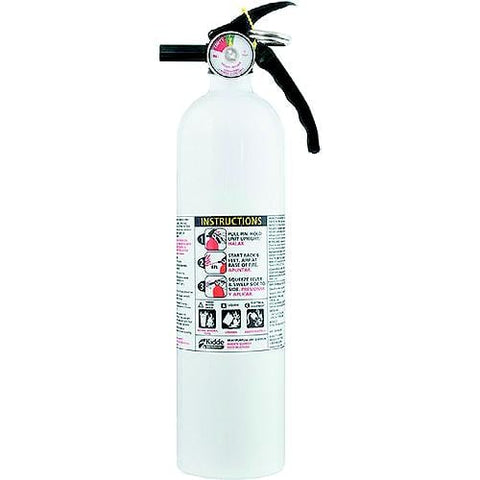 Kidde Qualifies for Free Shipping Kidde Fire Extinguisher White 1A10BC #466627MTL