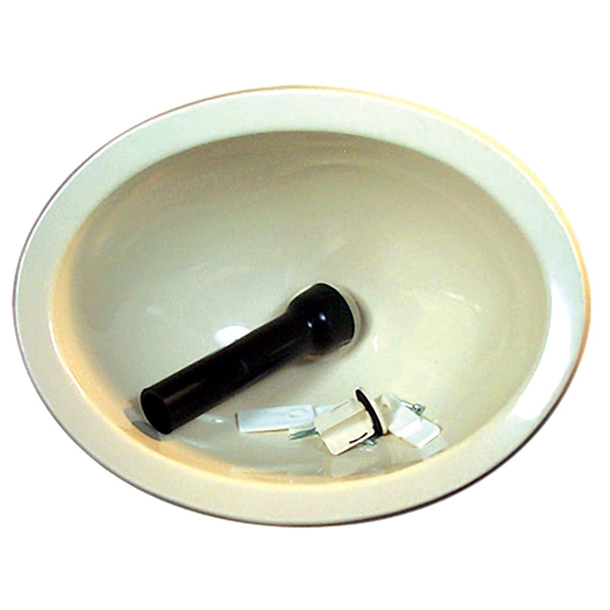 LaSalle Bristol Qualifies for Free Shipping LaSalle Bristol Oval ABS Lavatory Sink Kit 10" x 13" Ivory #16156PPA