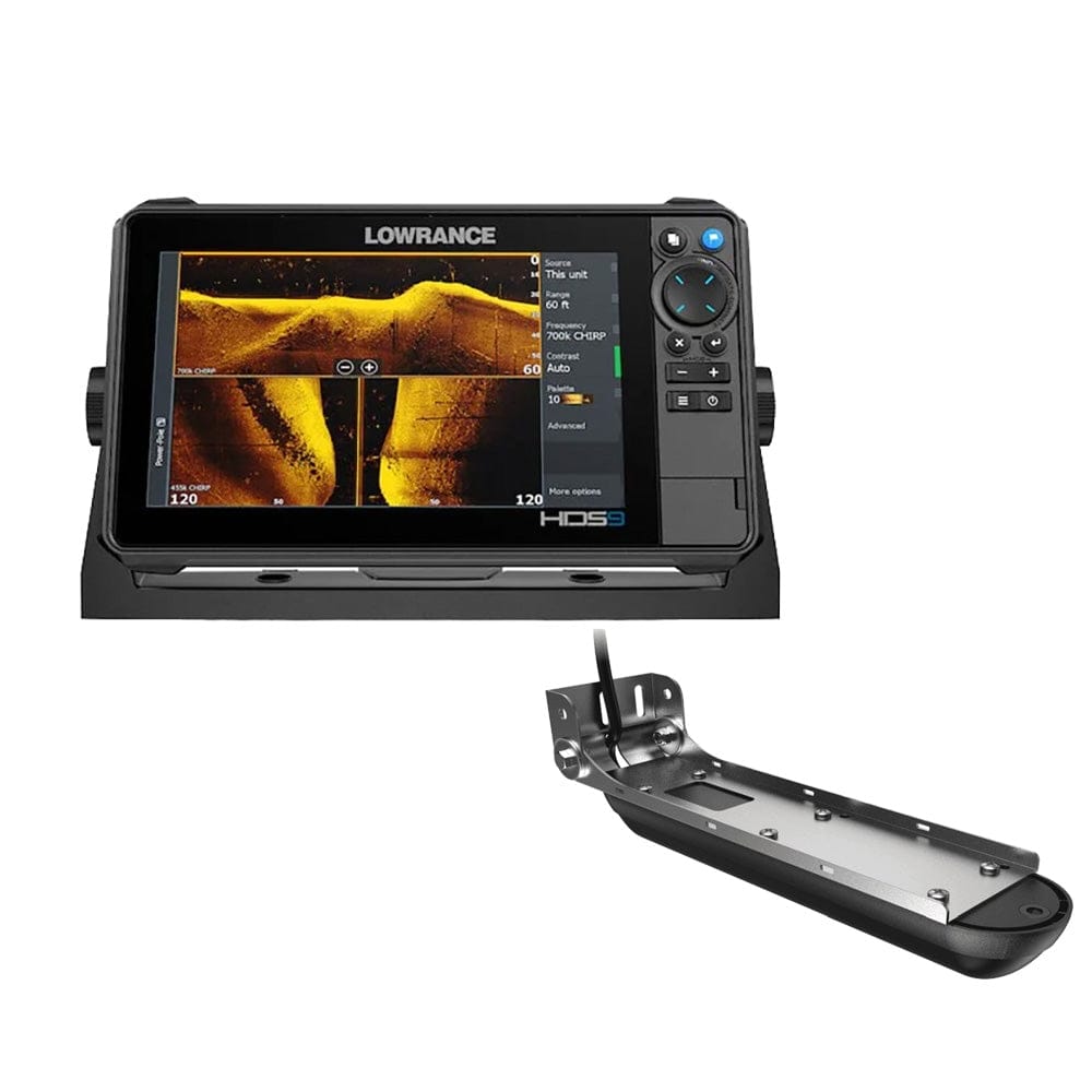 Lowrance Qualifies for Free Shipping Lowrance HDS PRO 9 with Active Imaging 3-in-1 T/M Ducer Refurbished #055-10001-001