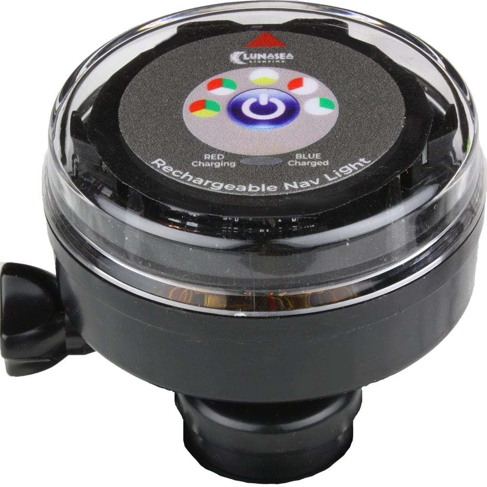 Lunasea Lighting Qualifies for Free Shipping Lunasea Rechargeable Tri-Color Portable Nav Light  No Mount #LLB-72BK-UB-00