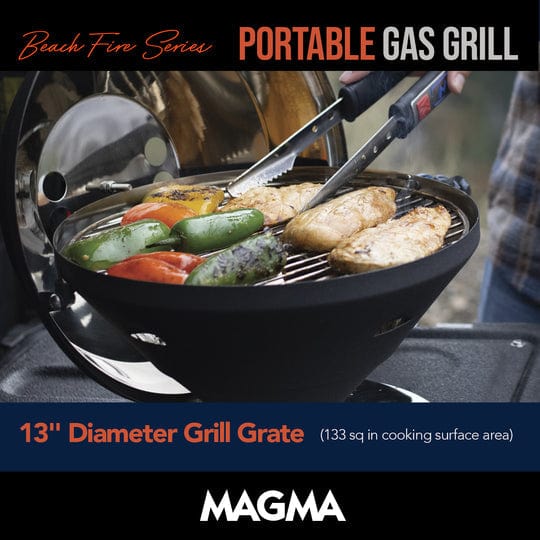 Magma Products Qualifies for Free Shipping Magma Beach Fire Kettle with Table Stand Graphite #C10-105-G