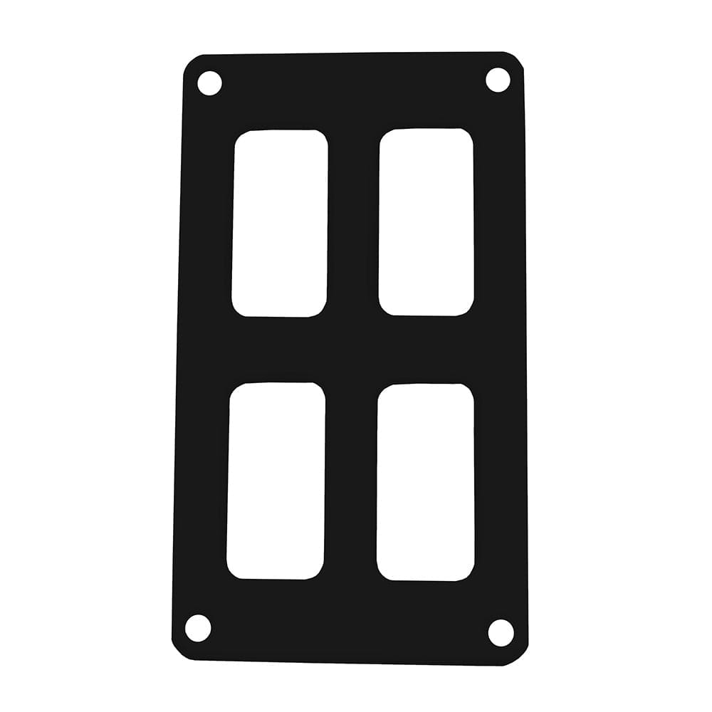 Pacer Group Qualifies for Free Shipping Pacer Switch Panel 2 Switch 2 Row 3" x 4.75" Black #PSC-22-BK