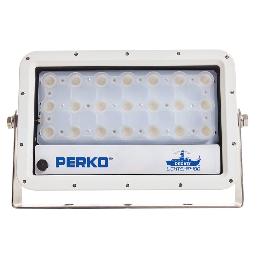 Perko Qualifies for Free Shipping Perko Lightship 100 LED High Performance Spot Light 12/24v #1643100S0W