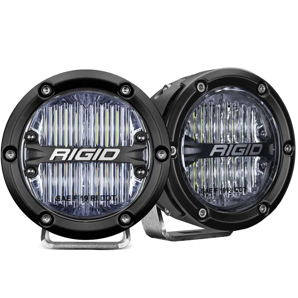 RIGID Industries Qualifies for Free Shipping RIGID 360 Series 4" LED SAE Fog Beam White Pair #36120