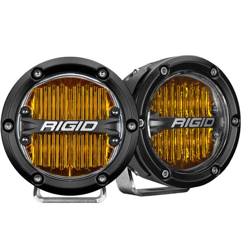 RIGID Industries Qualifies for Free Shipping RIGID 360-Series 4" SAE Fog Beam Yellow Pair #36121