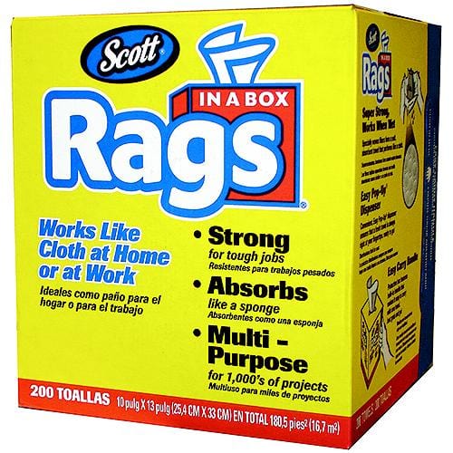 Scott Qualifies for Free Shipping Scott Scott Rags-In-A-Box 200-pk #75260