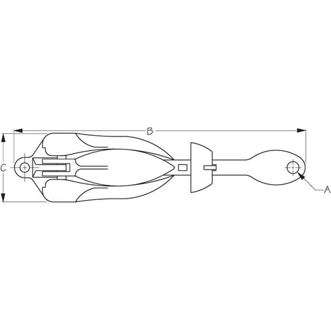 Sea-Dog Qualifies for Free Shipping Sea-Dog Folding Anchor 5 lb #318005