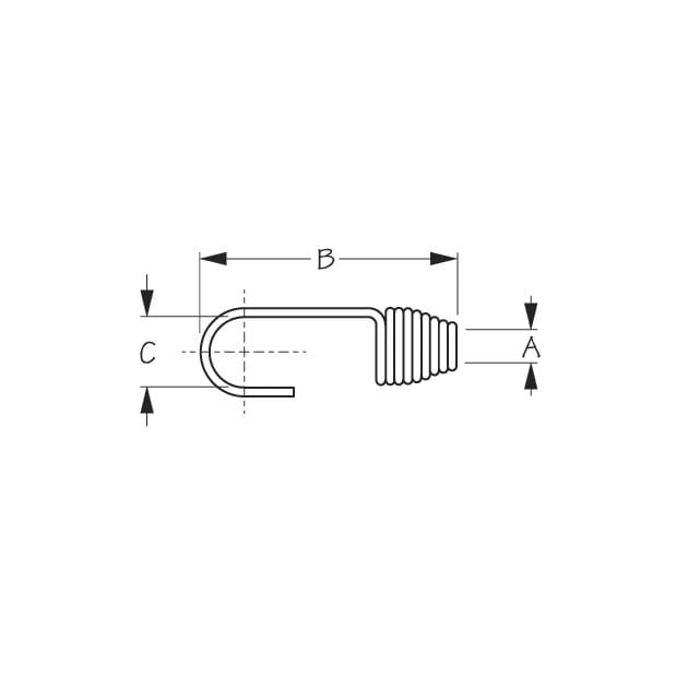 Sea-Dog Qualifies for Free Shipping Sea-Dog SS Shock Cord Hook Only 3/8" #657100