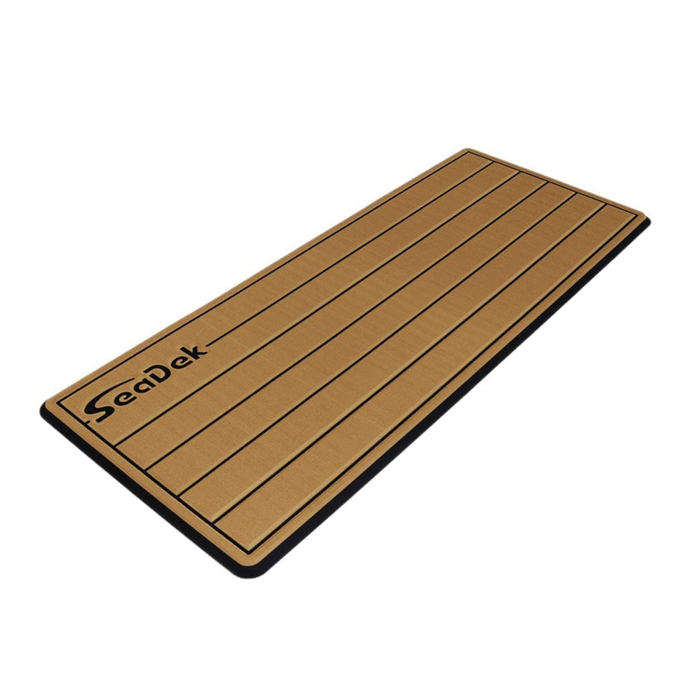 SeaDek Marine Qualifies for Free Shipping Seadek 14" x 36" 20mm Small Teak Helm Pad Mocha/Black #53602-80327