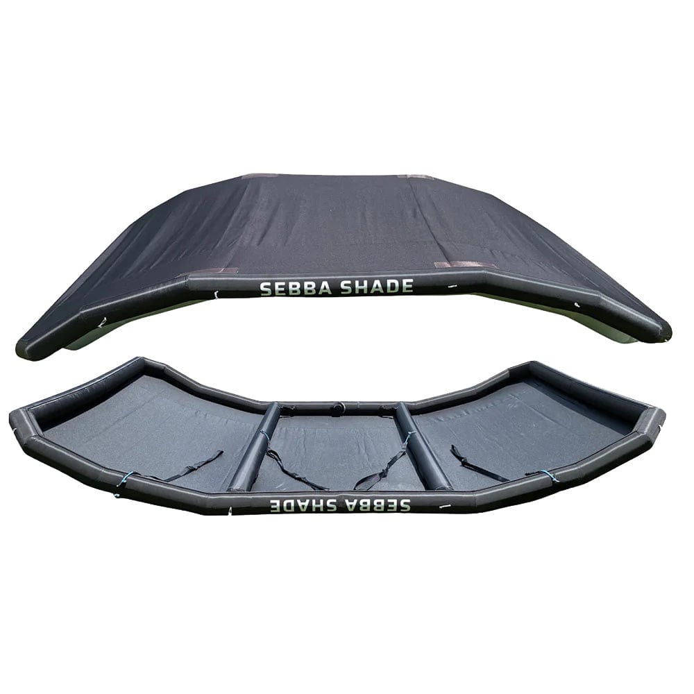 Sebba Shade Qualifies for Free Shipping Sebba Shade 8' x 12' Black Sun Shade for Boats 26' & up #SS8X12BLK