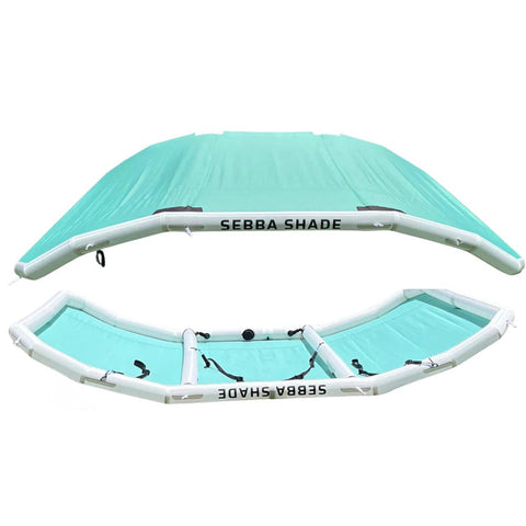 Sebba Shade Qualifies for Free Shipping Sebba Shade 8' x 12' Seafoam Sun Shade for Boats 26' & up #SS8X12SFM