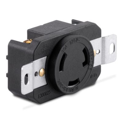 Sierra Qualifies for Free Shipping Sierra Locking Receptacle 30A 125V L5-30R Black #AC12530