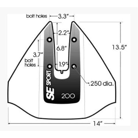 Sport Marine Tech Qualifies for Free Shipping Sport Marine Tech Hydro Foil SE Sport 200 White #72425