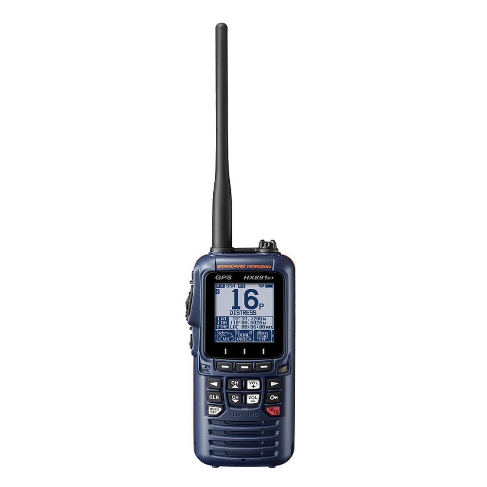 Standard Horizon Qualifies for Free Shipping Standard Horizon HX891BT Navy Blue HH VHF with Bluetooth #HX891BTNB