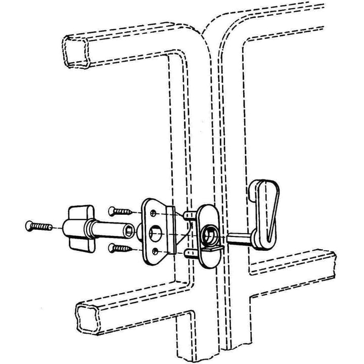 T-H Marine Qualifies for Free Shipping T-H Marine Latch Gate for Pontoon Black #GL-1-DP