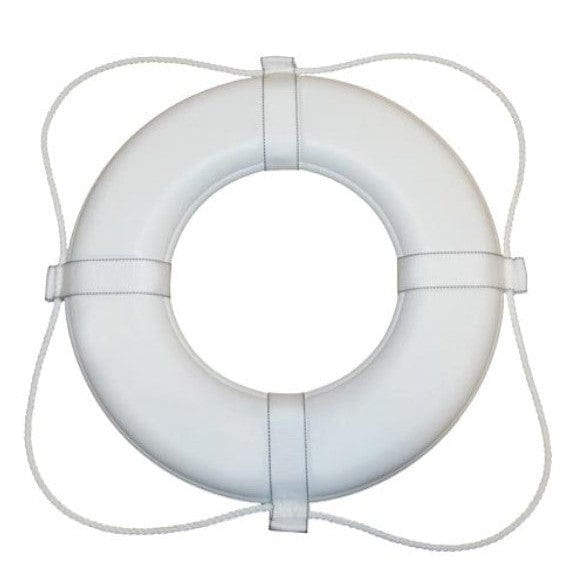 Taylor Made Qualifies for Free Shipping Taylor Made Aer-O -Buoy Life Rings 24" White with White Rope #570002