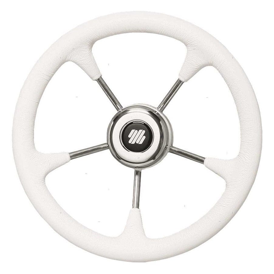 Uflex USA Qualifies for Free Shipping Uflex 12.6" Diameter 5-Spoke White Polished V52W