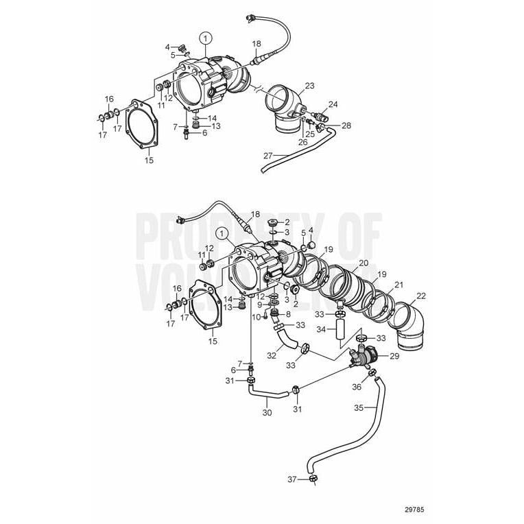 Volvo Penta Qualifies for Free Shipping Volvo Penta Exhaust Riser Kit #22560740