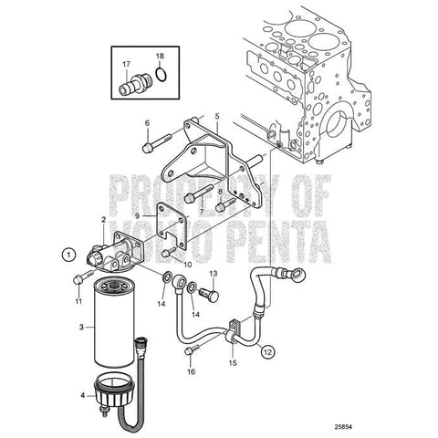 Volvo Penta Qualifies for Free Shipping Volvo Penta Hose #23230899