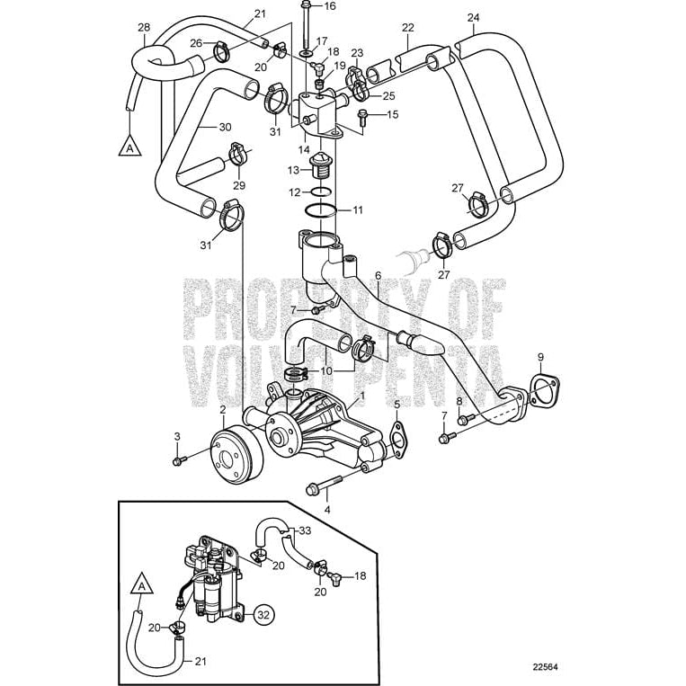 Volvo Penta Qualifies for Free Shipping Volvo Penta Hose #3808670