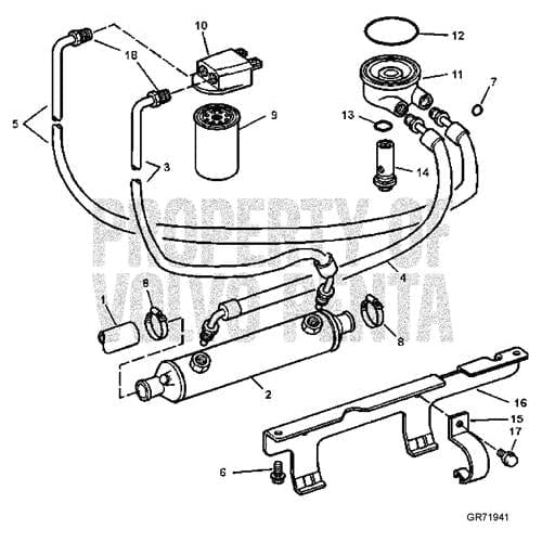 Volvo Penta Qualifies for Free Shipping Volvo Penta Hose #3860055