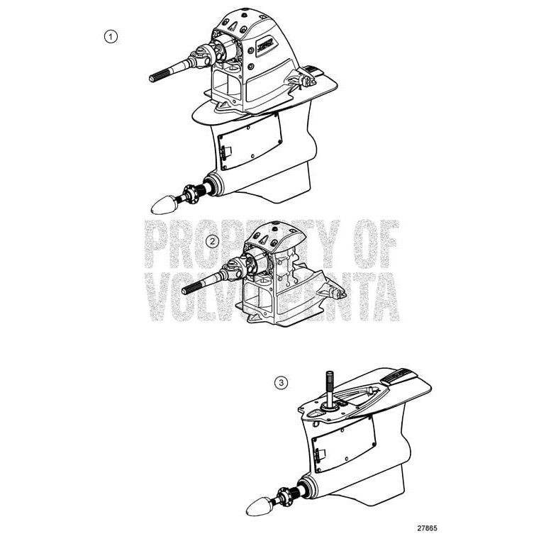 Volvo Penta Truck Freight - Not Qualified for Free Shipping Volvo Penta Silent Shift Upper Drive Unit #23290087